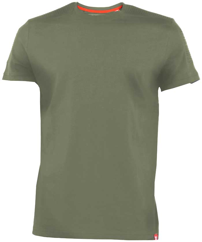 CALLUM-D555 Duży T-shirt Khaki 4XL