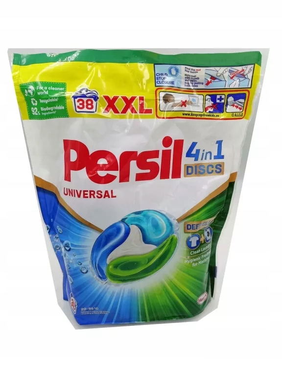 KAPSUŁKI DO PRANIA PERSIL 4IN1 DISCS UNIVERSAL 38 SZT