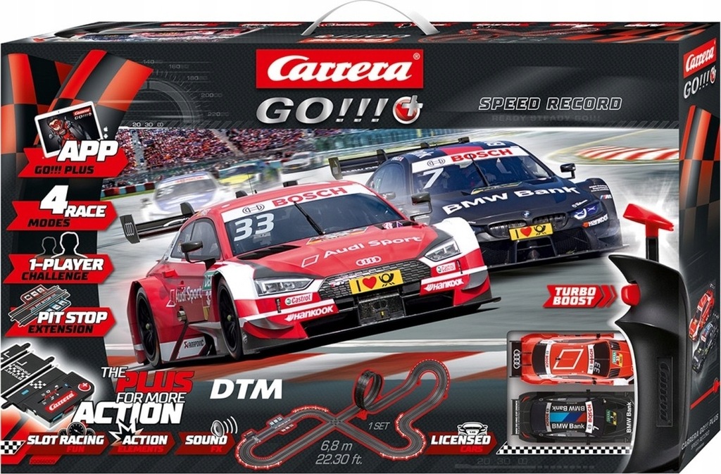 CARRERA GO PLUS DTM SPEED RECORD TOR WYŚCIGOWY