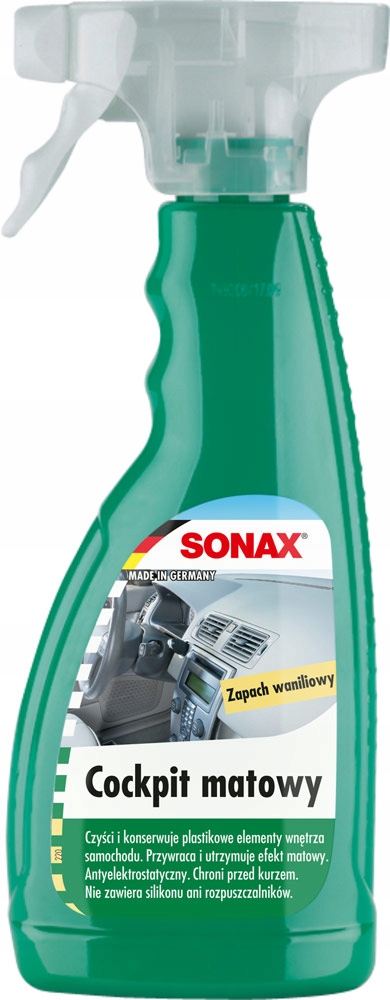 SONAX KOKPIT MATOWY WANILIA Vanilia 500 ml / plak