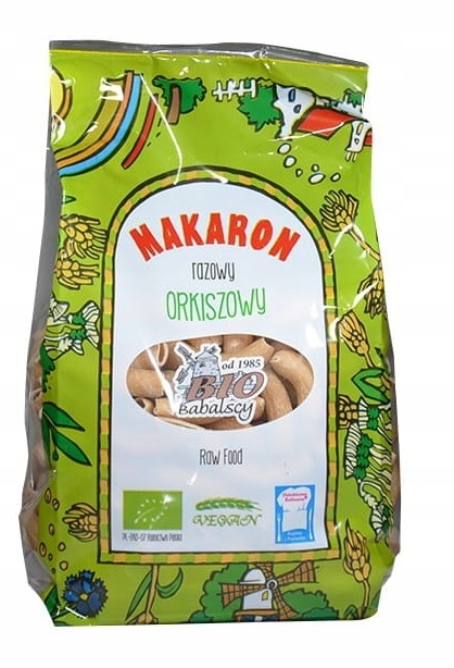 MAKARON (ORKISZOWY RAZOWY) RURKA BIO 400 g -