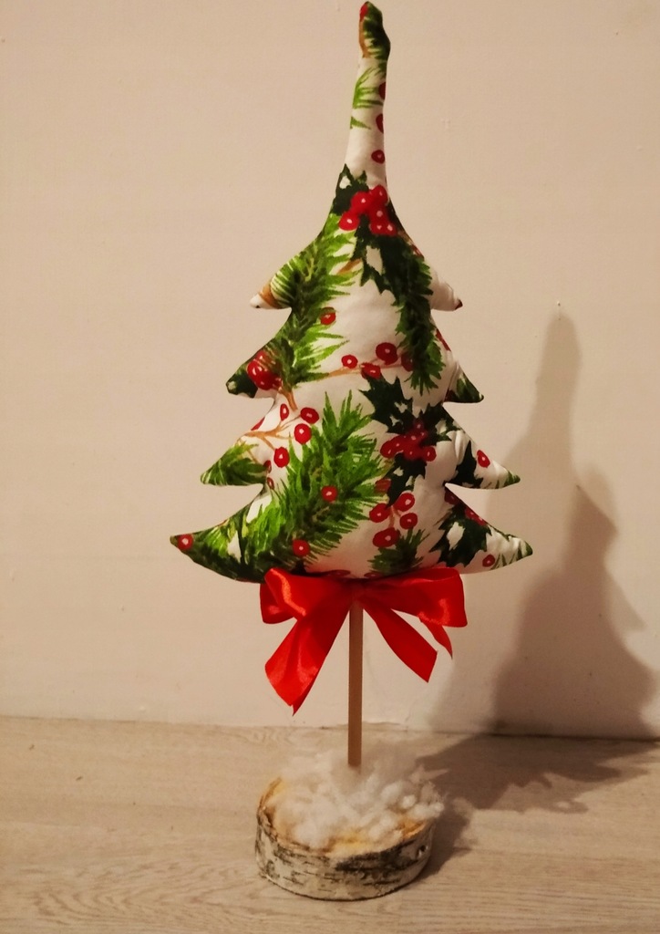 Choinka szyta hand made z materiału