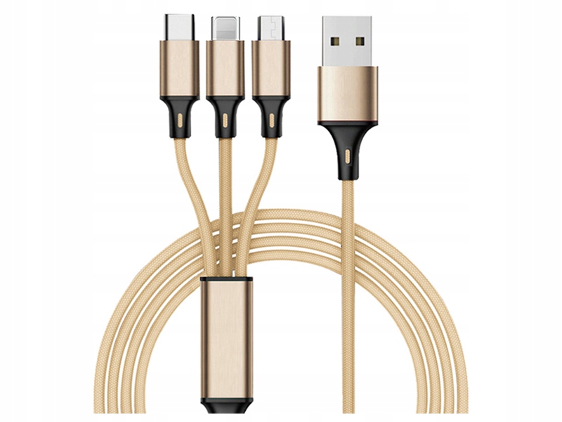 Купить Кабель 3в1, прочный универсальный зарядный кабель: отзывы, фото, характеристики в интерне-магазине Aredi.ru