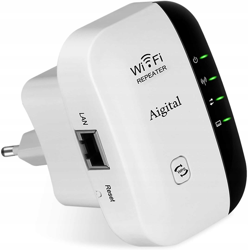 Wzmacniacz WiFi Aigital WLAN Repeater 300 Mbit/s 12233683319