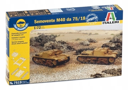 Italeri 1:72 Semovente M40 da 75/18 | 2w1 |