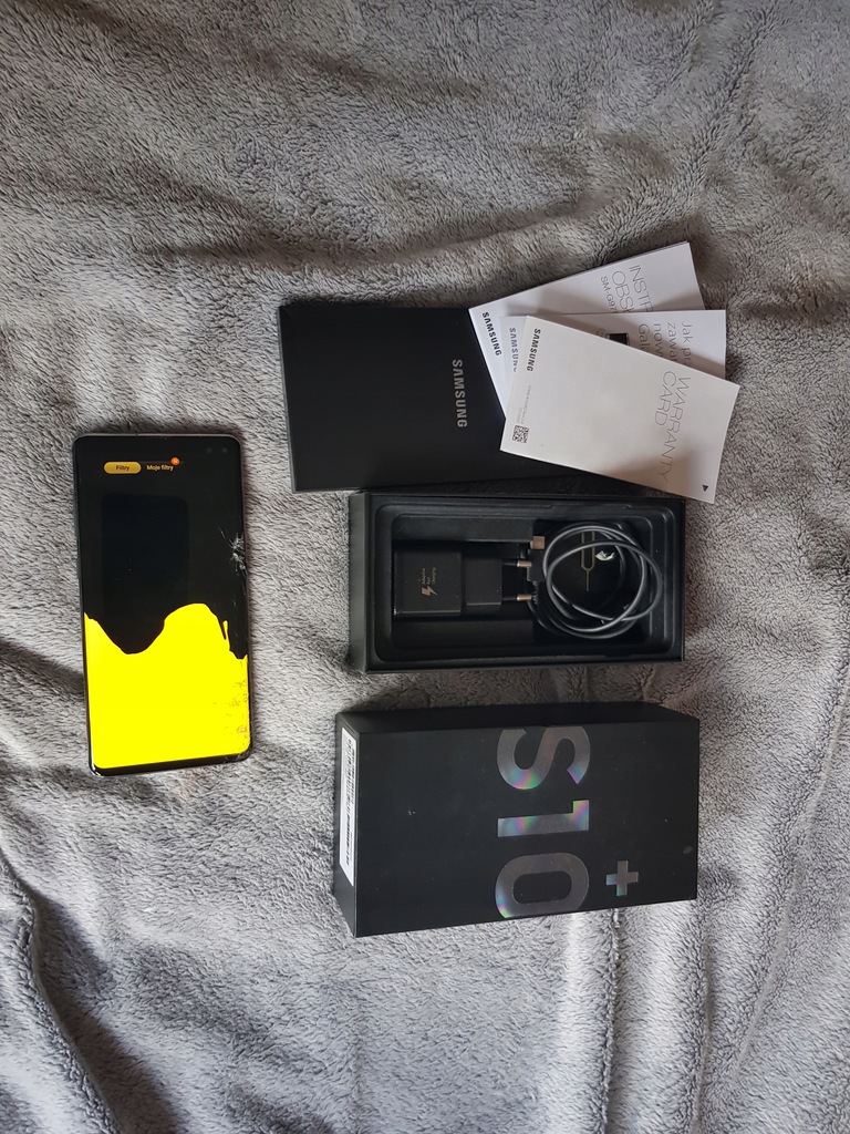 Samsung Galaxy S10+ 8/128 GB czarny Z Plusa!