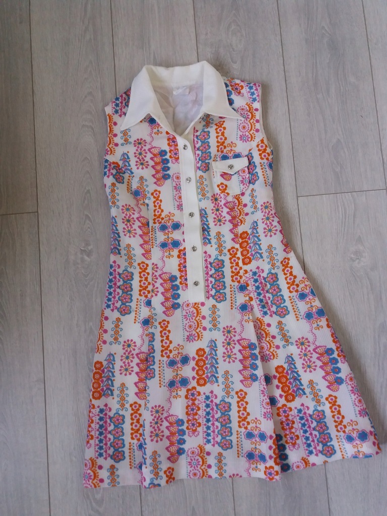 Piękna sukienka vinted lata 60 38