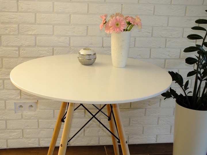 Купить Современный круглый садовый стол Milano DSW 60 см: отзывы, фото, характеристики в интерне-магазине Aredi.ru