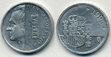 Hiszpania 1 Peseta - 1995r ... Monety