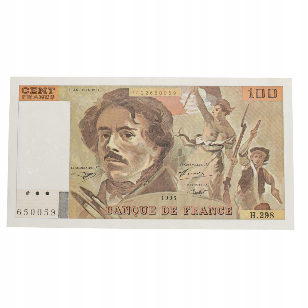 Francja - 100 franków Delacroix - 1995 r