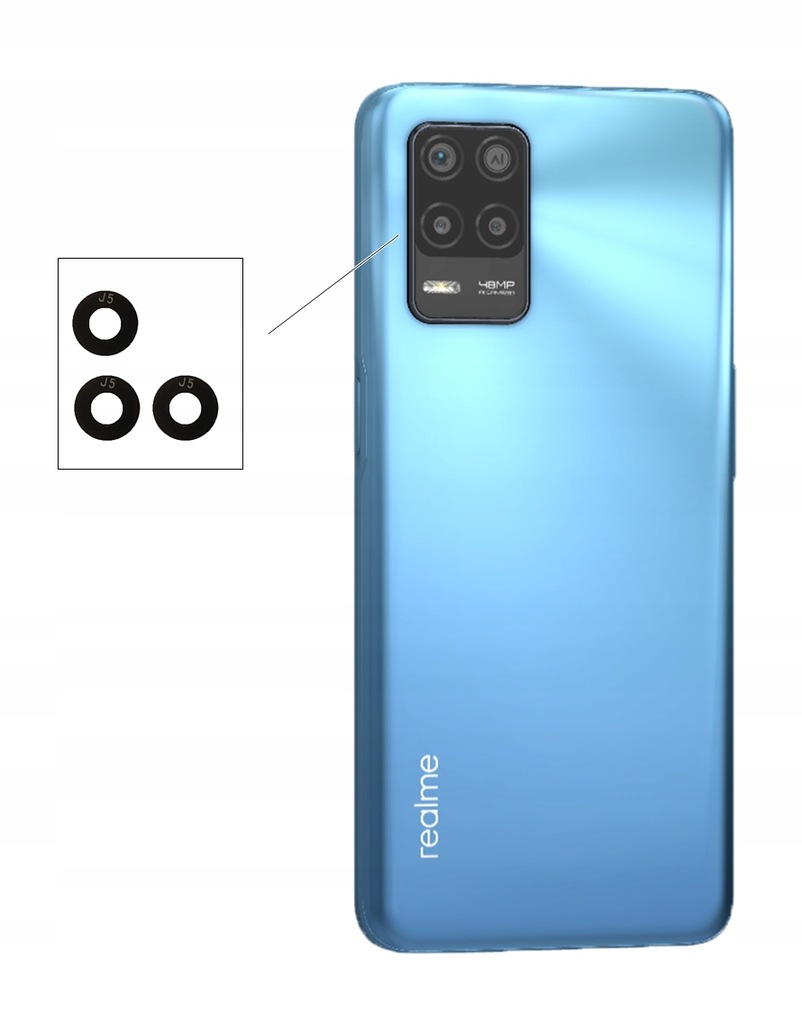 SZYBKA SZKŁO OSŁONA APARATU REALME 8 5G - 11293274411 - oficjalne ...