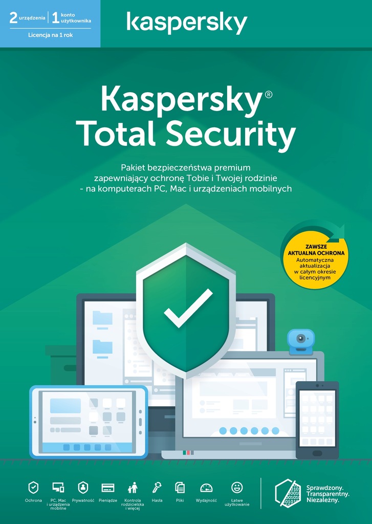 KASPERSKY TOTAL SECURITY MULTI-DEVICE 2ST/1ROK