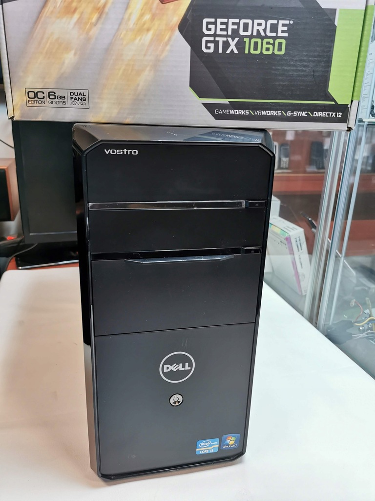 Komputer Dell i3 8GB 120SSD 500HDD GTX1060 W10 GW