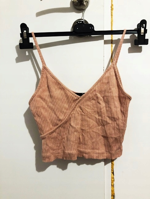 Gorset / bralet / crop top prążki topshop