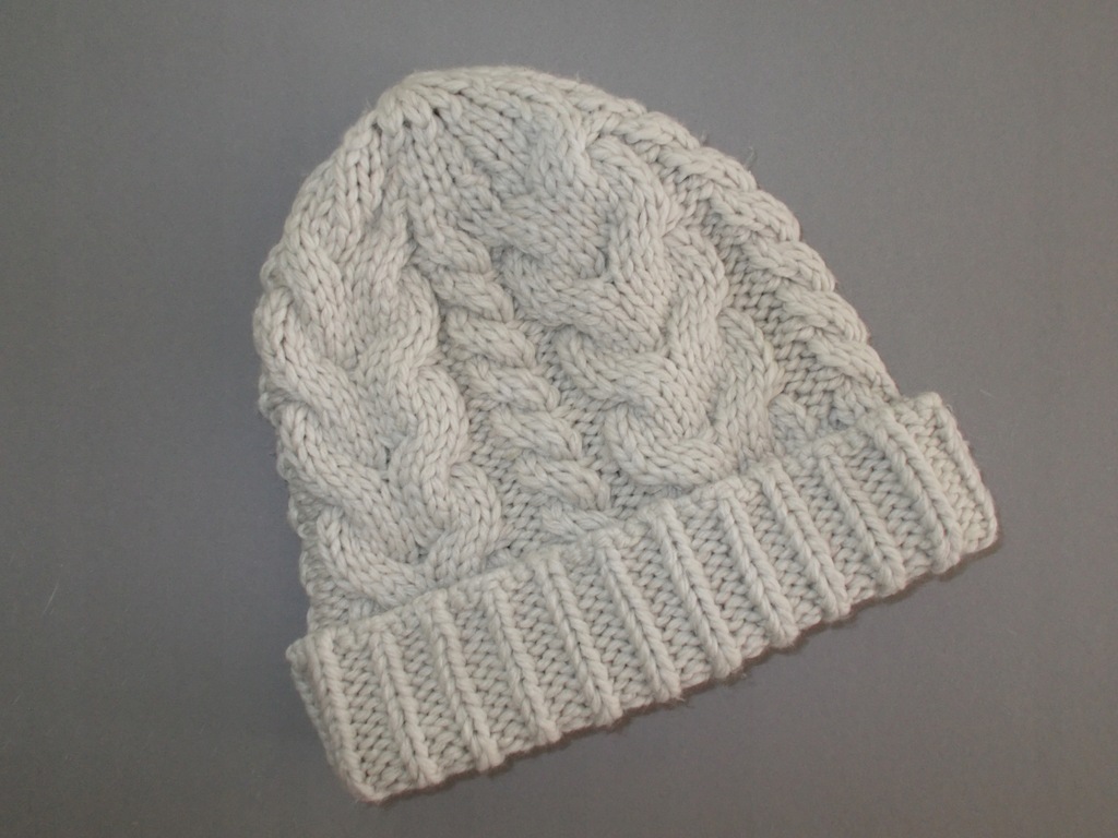 H&M CZAPKA BEANIE NA ZIMĘ CIEPŁA ONE SIZE