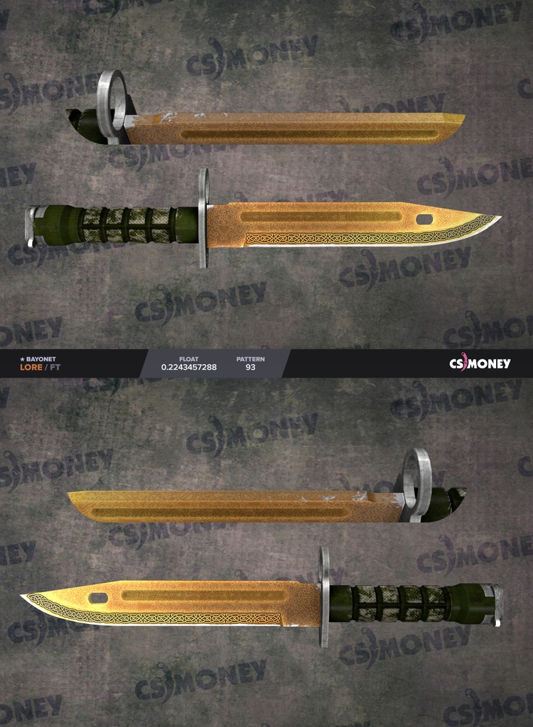 Bayonet Lore FT(Float-0.22) CS:GO SKIN KOSA KNIFE
