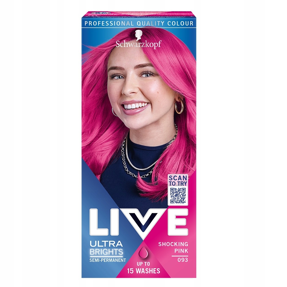 Schwarzkopf Live Ultra Brights or Pastel farba P1