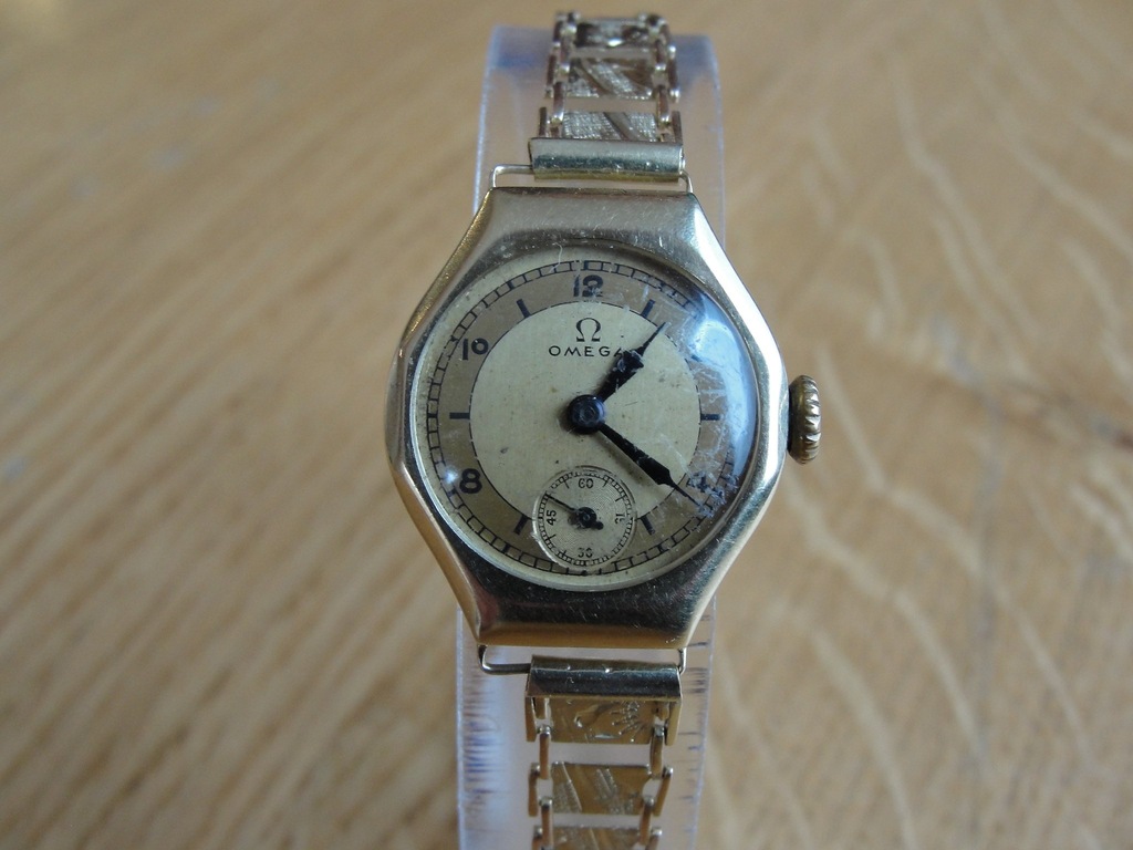 Zegarek damski OMEGA 14K 15 KAMIENI BRANSOLETKA-KR