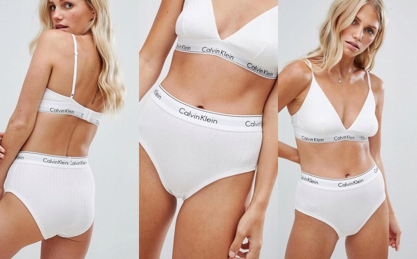 I0I308*CALVIN KLEIN MAJTKI DAMSKIE LOGO M U00