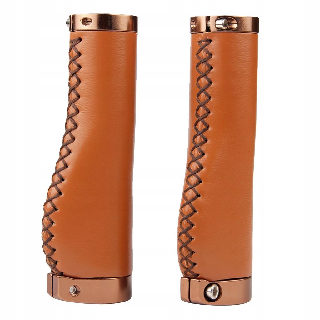 Double Lock On Handlebar Grips Cycling Shock Brown