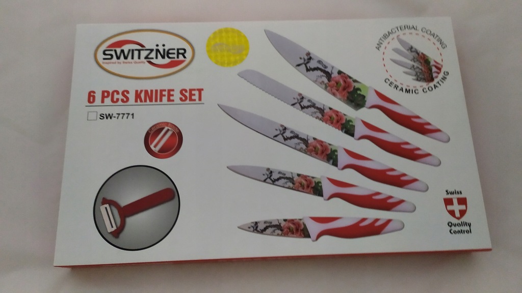 ZESTAW 5+1 NOŻY KUCHENNYCH SWITZNER SW-7771