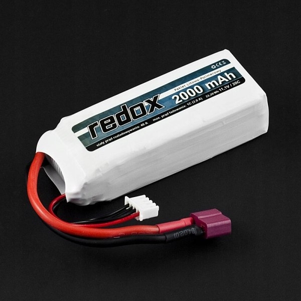 Redox ASG 2000 mAh 11,1V 20C (scalony) - pakiet Li
