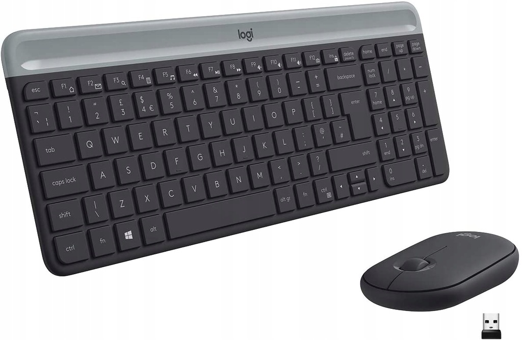 Zestaw Klawiatura i mysz bezprzewodowa MK470 Logitech Slim Combo 920-009204