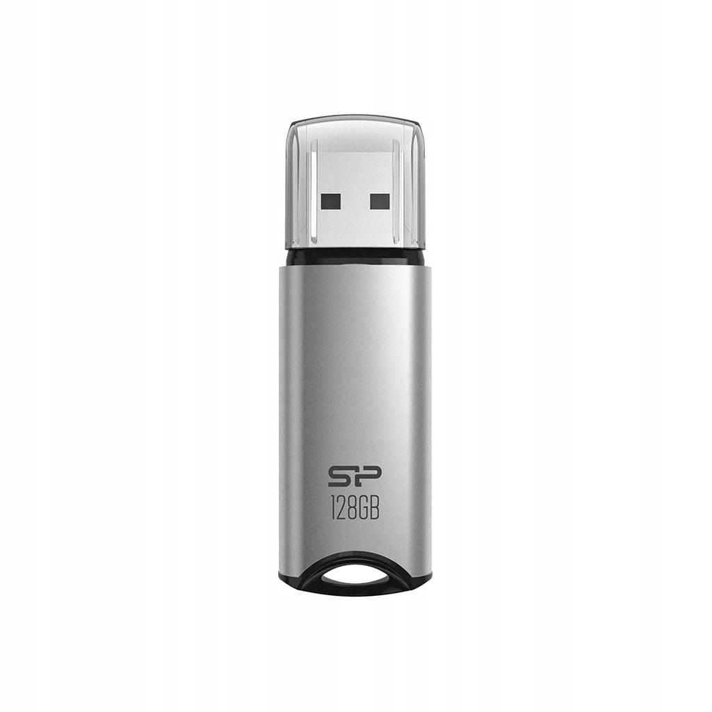 Pendrive Silicon Power Marvel M02 128GB USB 3.2 kolor srebrny ALU (SP128GBU