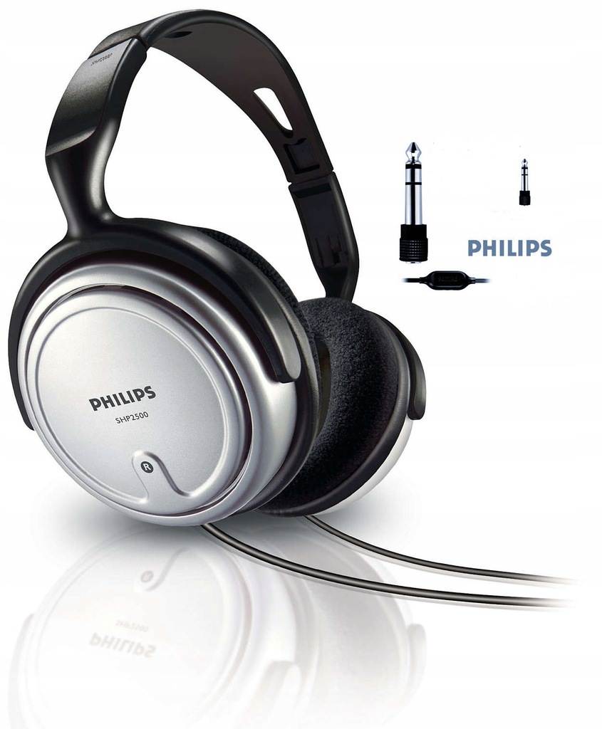 Słuchawki PHILIPS SHP2500 HIFI kabel 6m regulacja