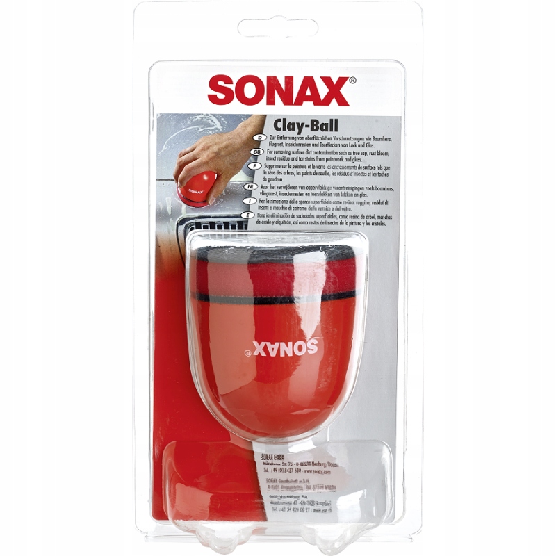 SONAX Clay Ball - glinka na gąbce