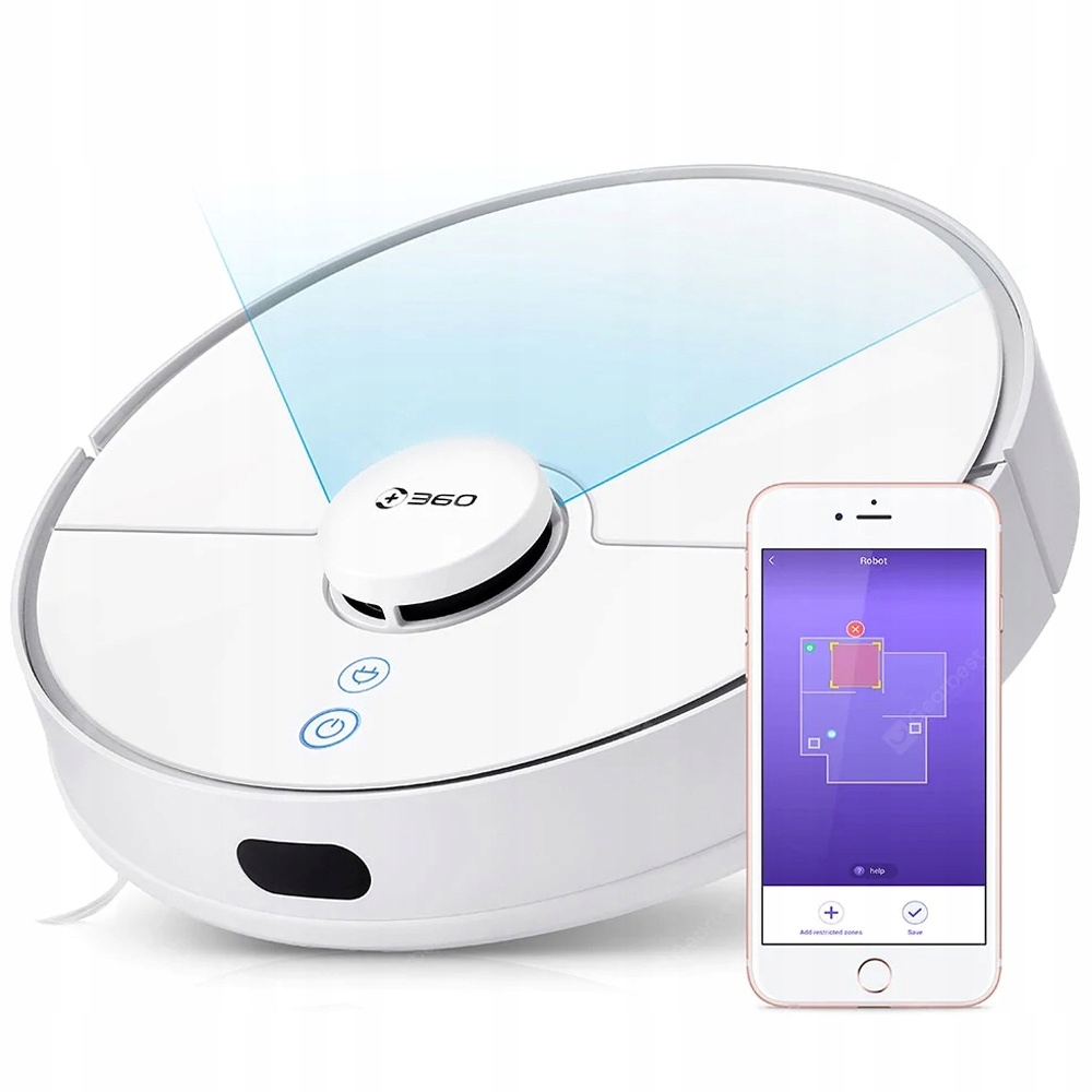 ROBOT SPRZĄTAJĄCY Odkurzacz 360 S5 APP 2200Pa