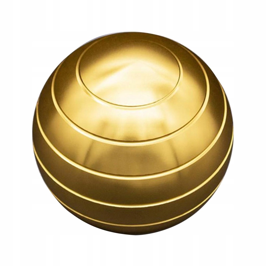 Desktop Ball Transfer Gyro Aluminum Alloy Desk Toy Stress Golden Small