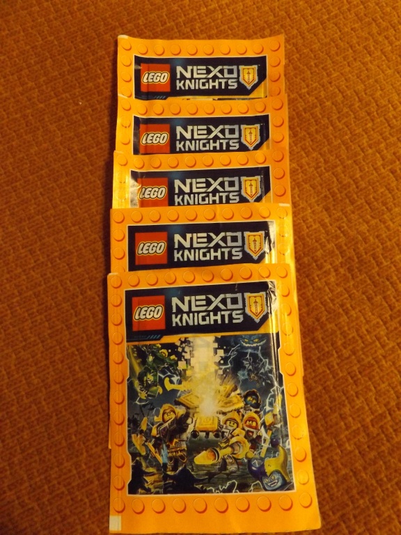 LEGO NEXO KNIGHTS-ZESTAW NAKLEJEK(5 PACZEK/25SZT)