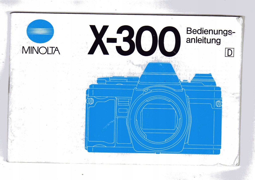 MINOLTA X-300 INSTRUKCJA