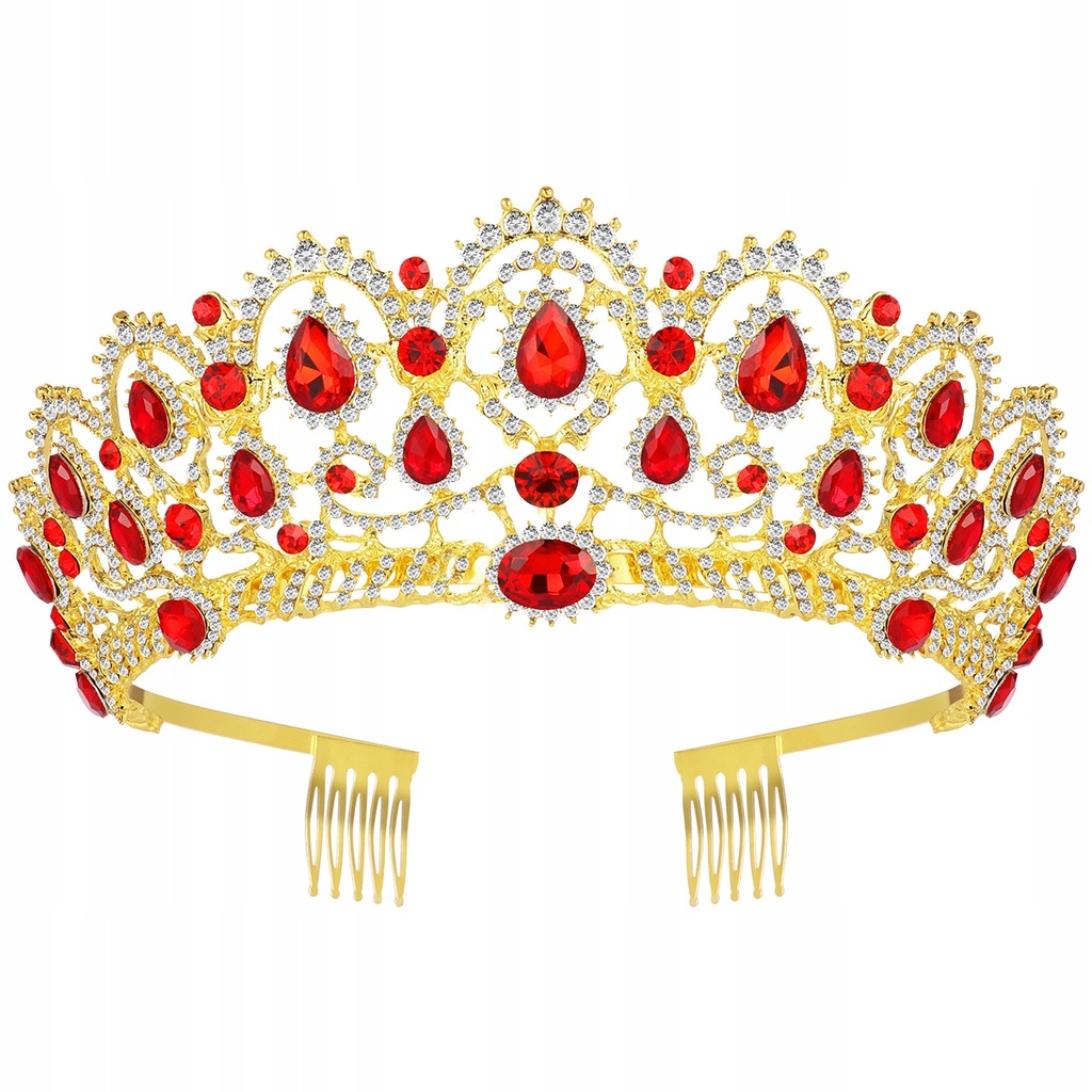 Frcolor Korean Rhinestone Bride Crown Hair Tiara