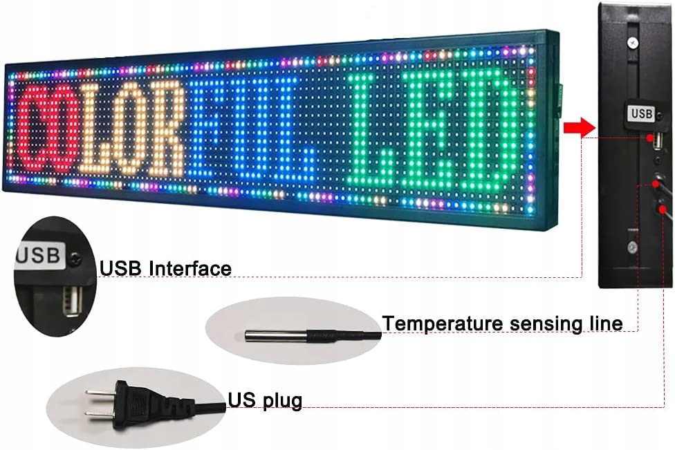 Reklama LED Wyświetlacz Tablica Ekran PREMIUM