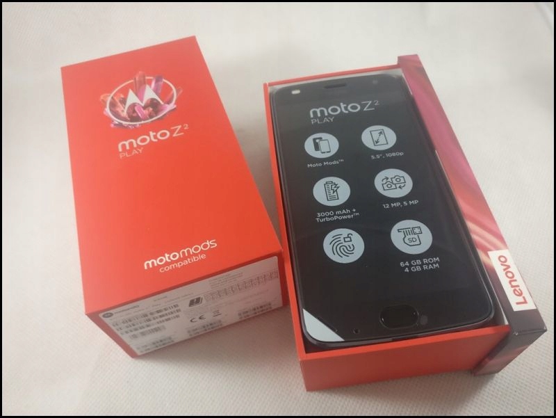 MOTOROLA MOTO Z2 PLAY JAK NOWY FAK PUDEŁKO KOMPLE