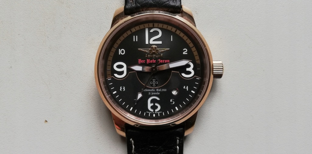 POLJOT AVIATOR automat zegarek PILOT