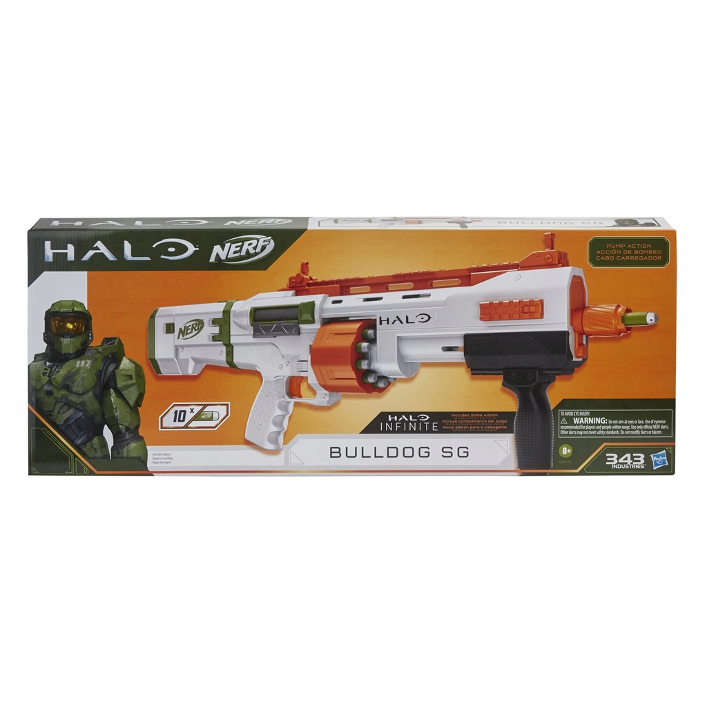 Hasbro Wyrzutnia strzałek Nerf Halo Bulldog SG,