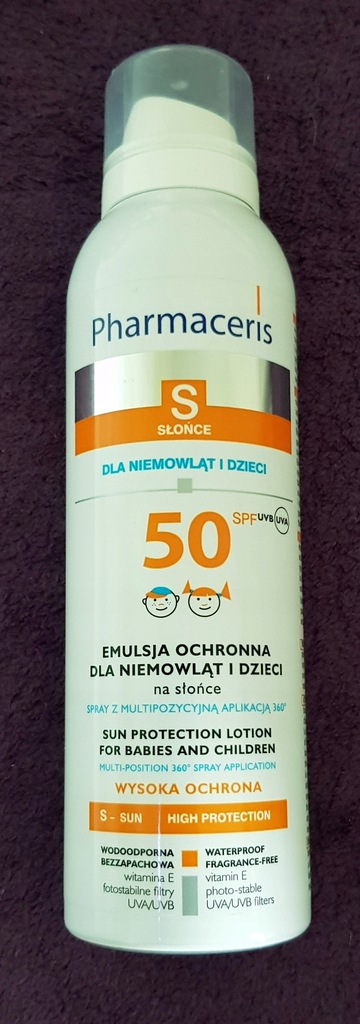 PHARMACERIS S SPF50 EMULSJA OCHRONNA DLA DZIECI