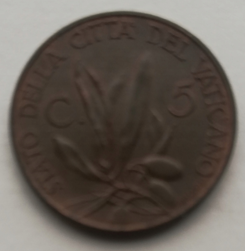 Watykan 0,05 lira 1929