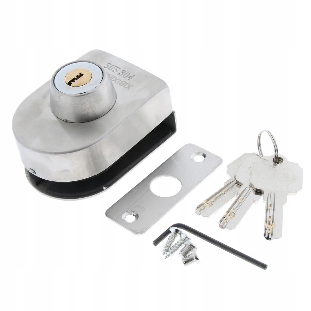 Display Case Glass Door Lock&Key Set New lock and key set for glass