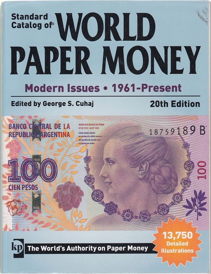 Katalog World Paper Money 1961-Present, edycja 20