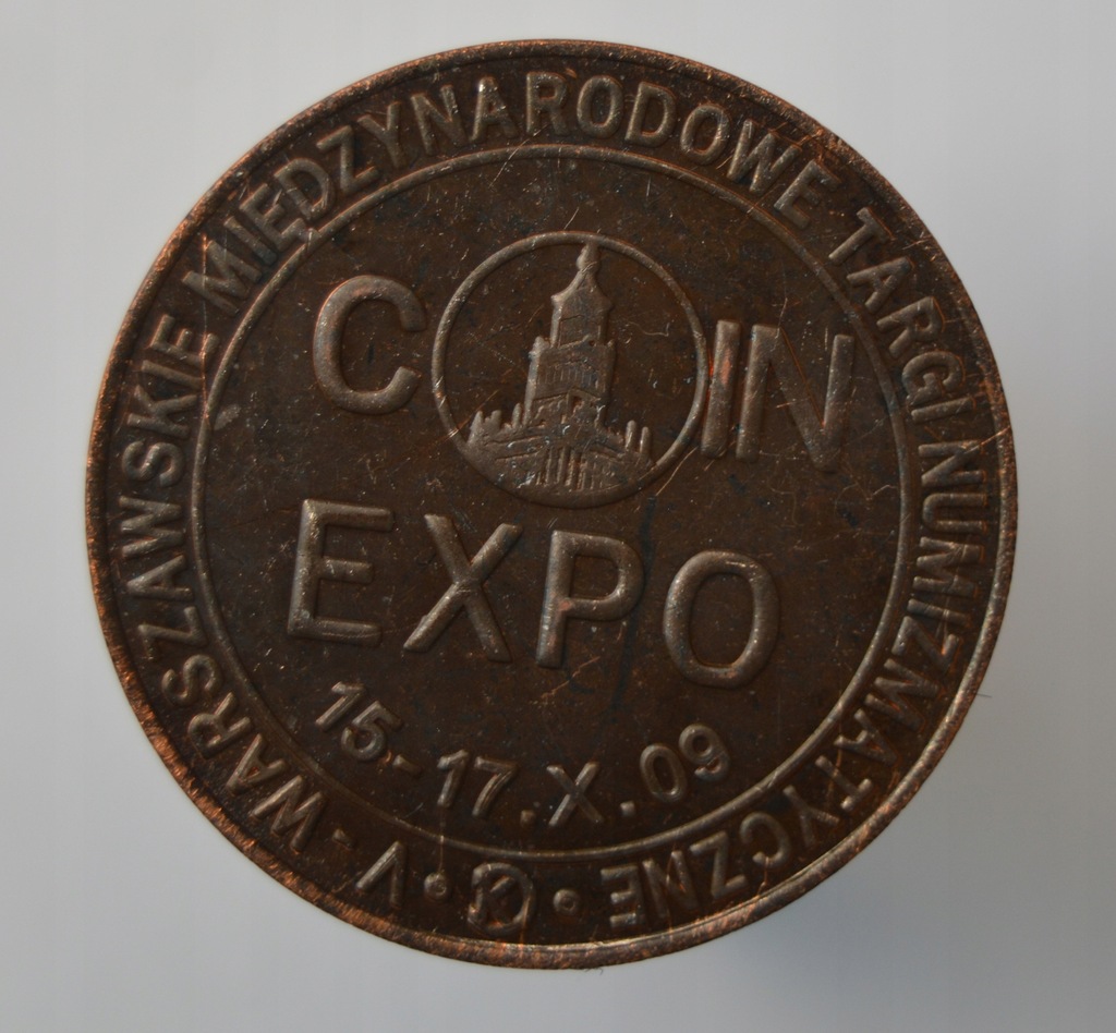 Żeton V Warszawskie Międzynarodowe Targi Numizmatyczne COIN EXPO 2009