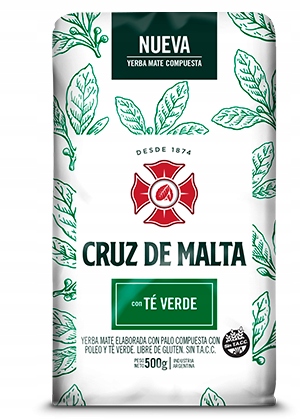 Yerba Mate Cruz De Malta Te Verde 500g