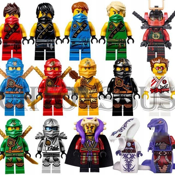 ZESTAW LEGO NINJAGO 15 FIGUREK