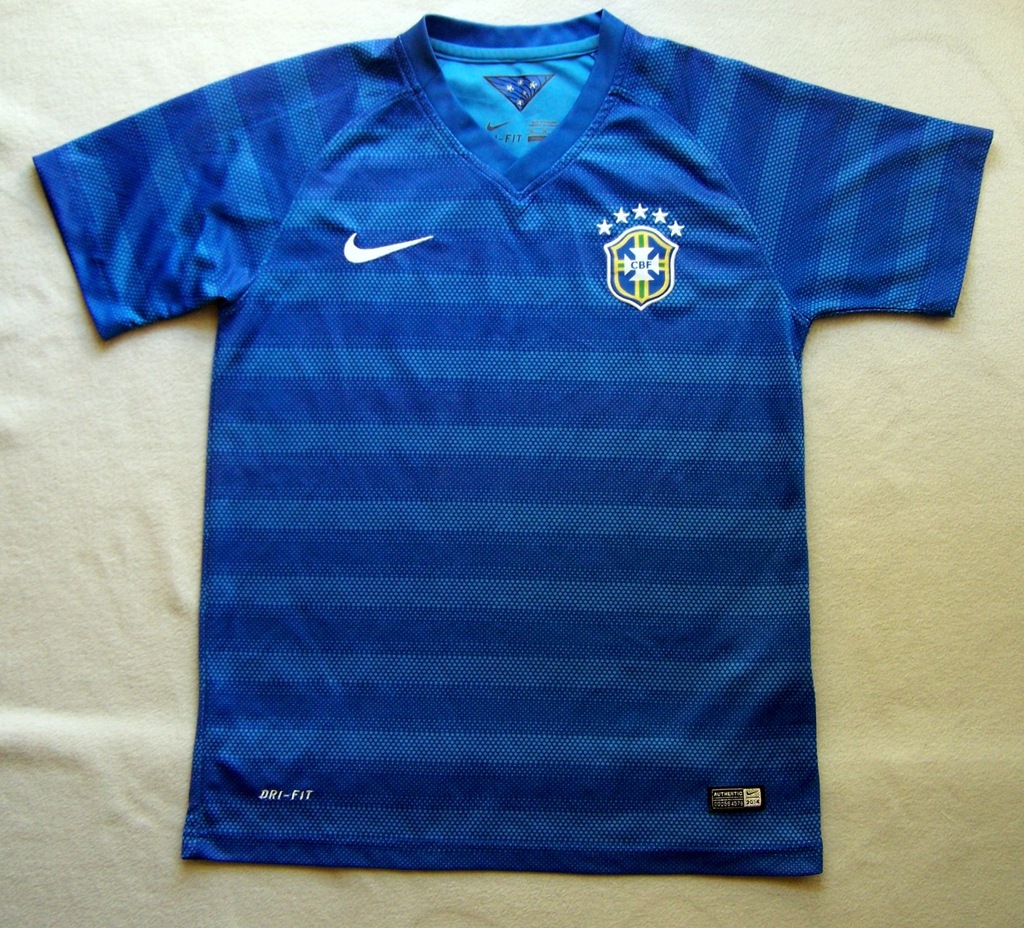 KOSZULKA SPORTOWA DRI-FIT 2014 CBF BRASIL 28 NIKE