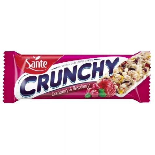 Sante Baton crunchy żurawina-malina w pol.wan.40g