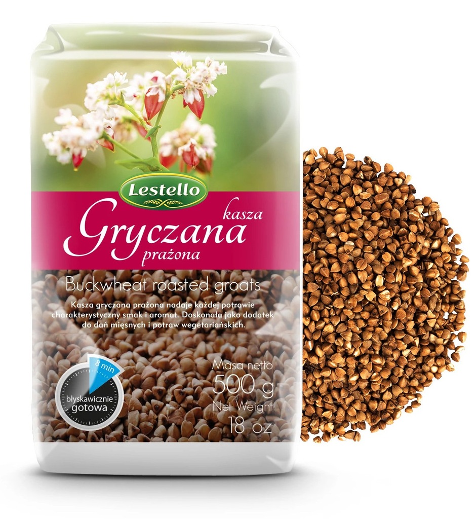 LESTELLO KASZA GRYCZANA PRAŻONA 500G