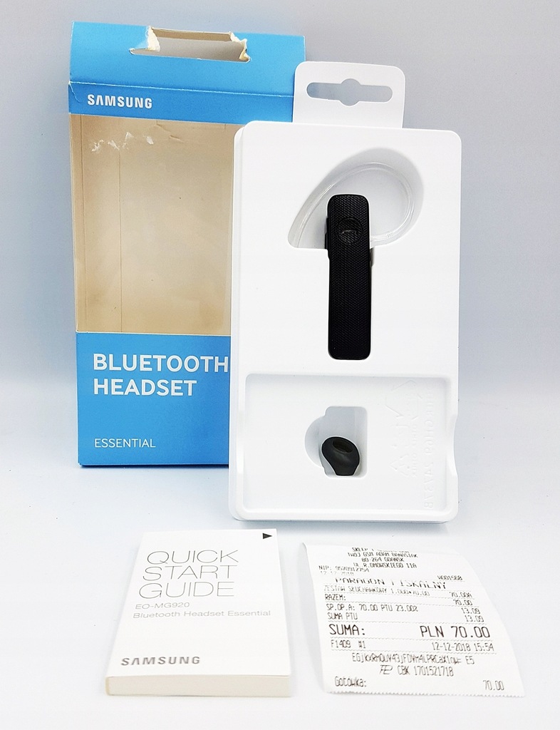 Słuchawka Bluetooth Samsung EO-MG920 KOMPLET